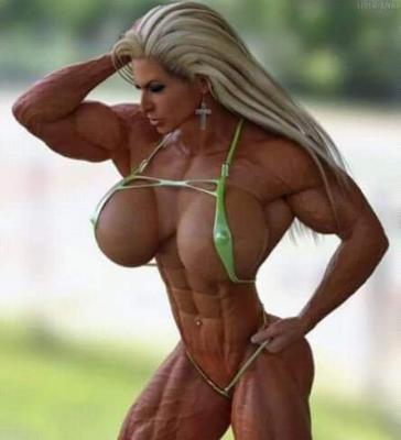 Femme muscle monde