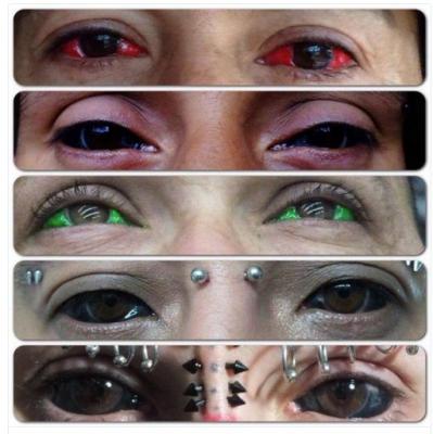 Tatouage des yeux