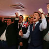 887778 joie des partisans du brexit leave