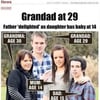 le plus jeune, grand-père, du monde, 29 ans, insolite, record, papa précoce, Shem Davies, Ava, jeunes parents, couveuse,